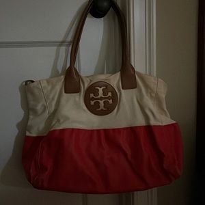 Tory Burch large handbag. Some wear but lot  of life left!